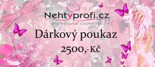 Dárkový poukaz v hodnotě 2500,-Kč Nehtyprofi.cz