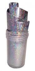 Zdobící fólie na nehty - Silver Rainbow