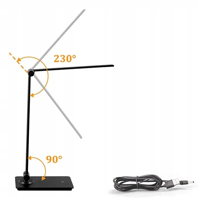Kosmetická Led lampa stmívatelná 5W, černá