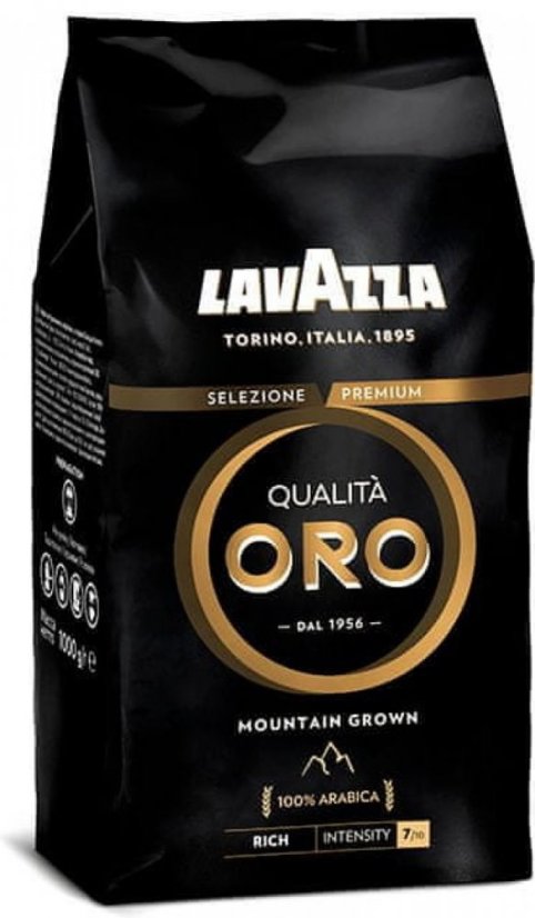 Lavazza Qualità Oro Mountain Grown zrnková Káva 1 000 g