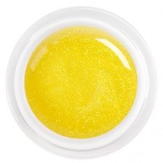 UV Gel NEON barevný - G6 Žlutý Glitter Neon 5ml