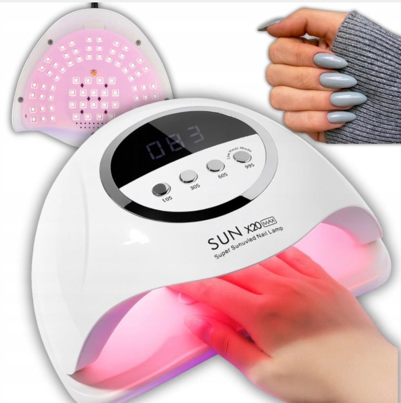 LED lampa na nehty X20 258W