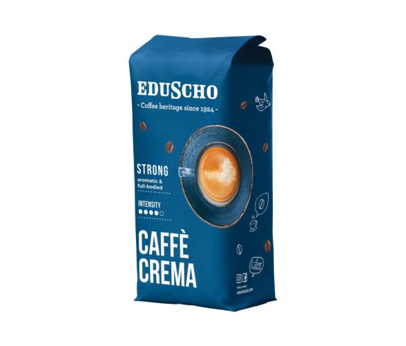 Eduscho Caffé Crema Strong - 1 kg zrnkovej kávy