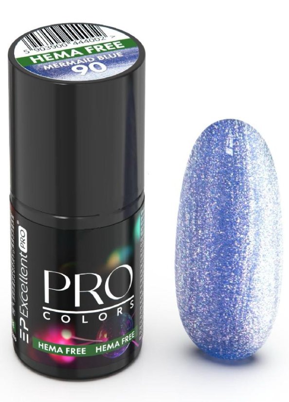 Gel Lak Pro Colors HemaFree 090 MERMAID BLUE  7g