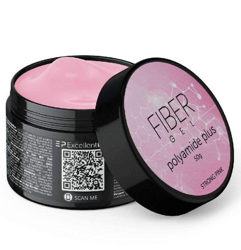 Excellent PRO FIBER GÉL - Polyamide Plus STRONG PINK 50g