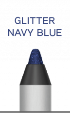 Wunder2 SUPER STAY LINER - Glitter navy blue vodoodolná ceruzka na oči 1,2 g