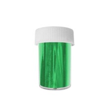Zdobící fólie na nehty - Green Glitter č. 28