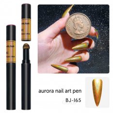 Nehtyprofi Leštiaci pigment AURORA v ceruzke - Zlatá BJ165