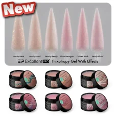 Thixotropy gel s efektem - Peachy Pearly 15g