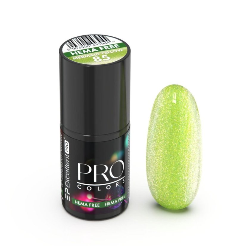 Gel Lak Pro Colors HemaFree 085 MERMAID YELLOW 7g
