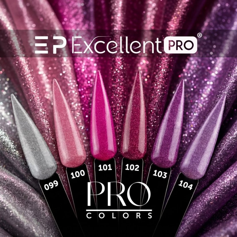 Gel lak PRO Colors Hema Free - č.99 Silver Moon 7g