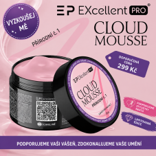 STAVEBNÍ GEL Cloud Mousse Natural no. 1 - 50g
