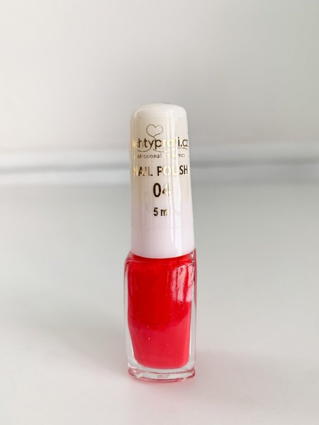 Lak na nechty Bellisima B4 - Rosso e rosa 5 ml