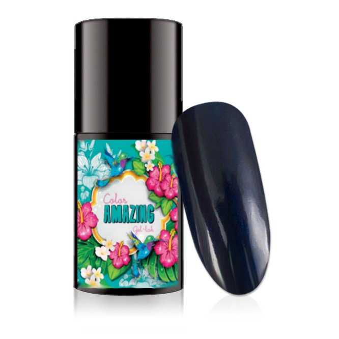 UV / LED Amazing gél lak č.X03 - Temne modrá s odleskami 5 ml