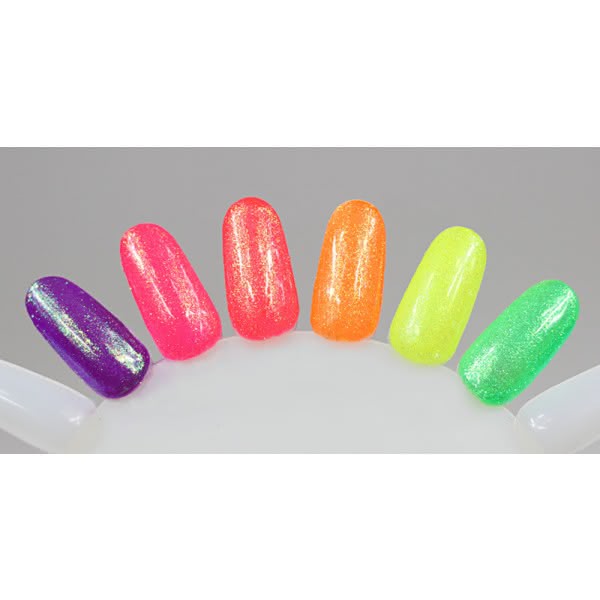 Glitrový prach na zdobenie nechtov Arielle - zelený