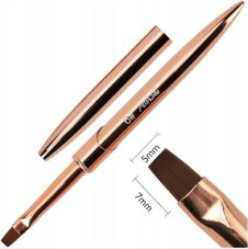Štetec na gél  - rose gold č.6