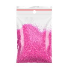Brokát na zdobenie nechtu - neon pink Barbie