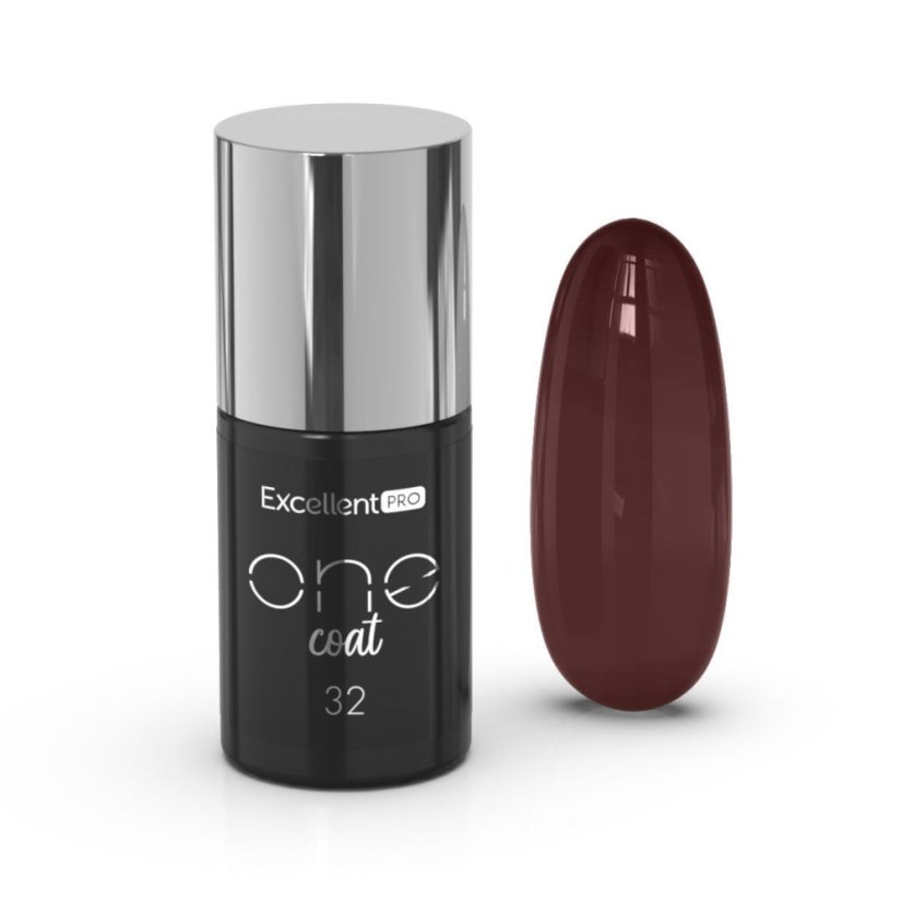 Gel lak Excellent pro One Coat 32, Ruby 7g