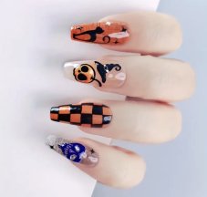 Halloween - 5D nálepky na nehty -č.1