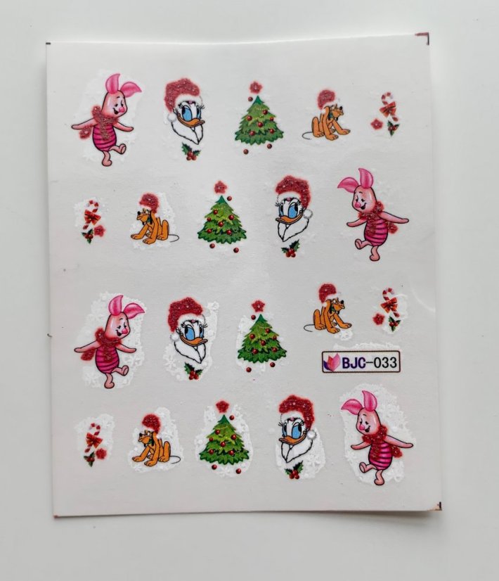 Nehtyprofi Vodolepky na zdobenie nechtov - Rozprávkové Vianoce BJC-033