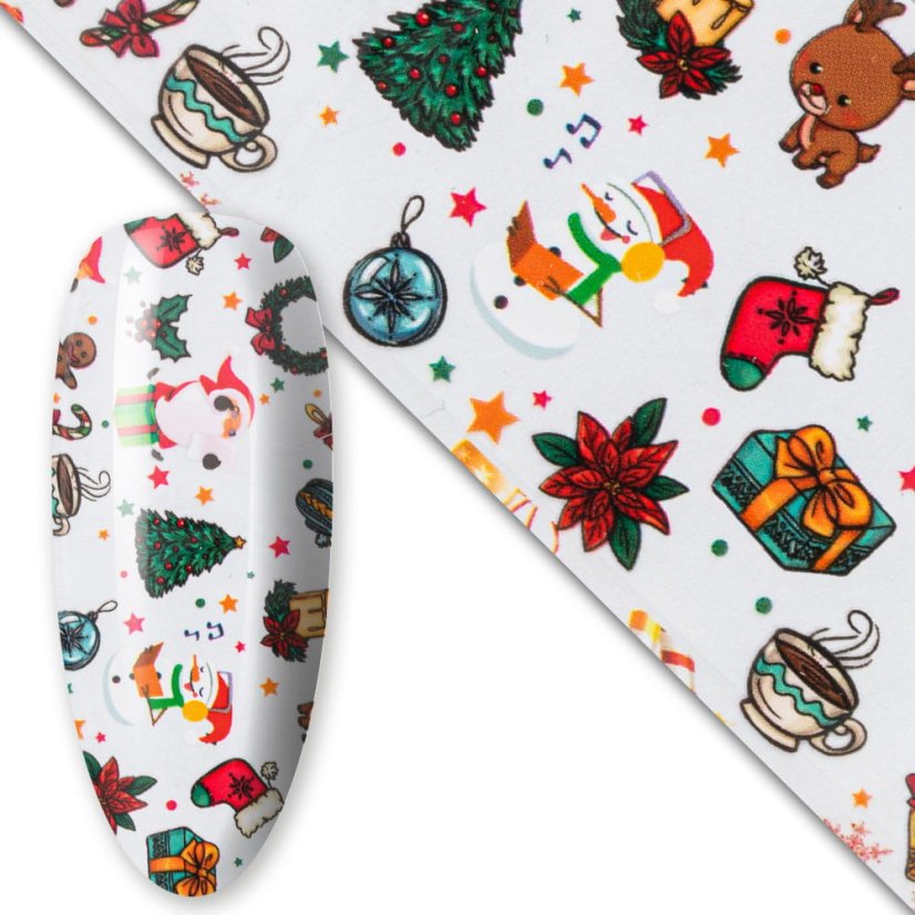 Vánoční folie 100cm- Sněhulák