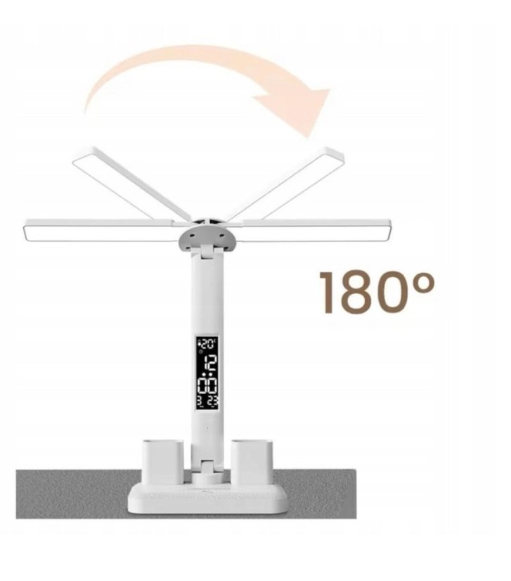 6 v 1 dvojitá LED kozmetická stolná lampa