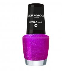 Dermacol Neon Poppy 45 lak na nechty fialový 5 ml