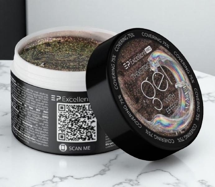 Thixotropy gel na nechty s efektom - STYXA 15g