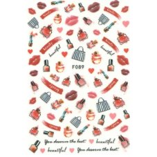 Samolepky na zdobenie nechtov XL - Beauty F089