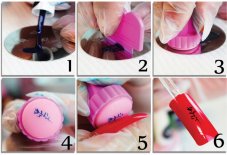 Lak na pečiatkovanie - white 6ml