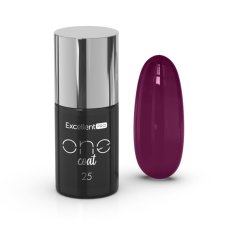 Gel lak Excellent pro One Coat 25 Dark Raspberry ,7g