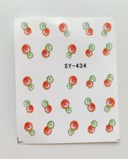 Vodolepky na zdobenie nechtov - Gombíky SY-434