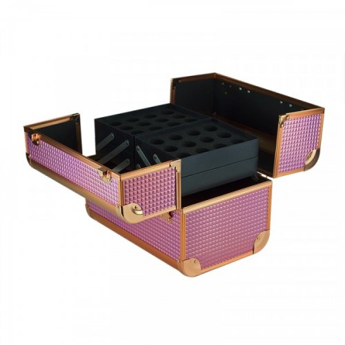 Kosmetický kufřík - Rose Gold 3D