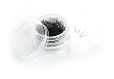 Norkové řasy s přídavkem hedvábí J 0,15 mm x 15 mm, 0,25 g Černé