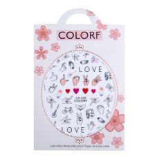 Samolepky na nehty – Love CA-258