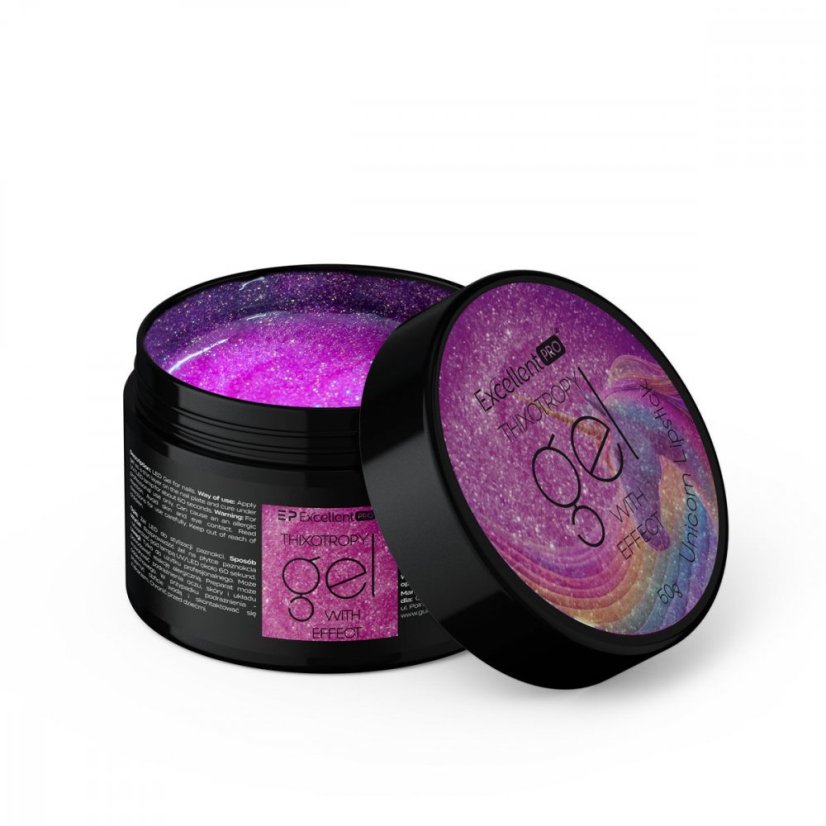 Tixotropní gel na nehty s efektem Unicorn Lipstick 50g