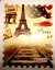 Vodolepky na zdobení nehtů - Paris postage BLE1872
