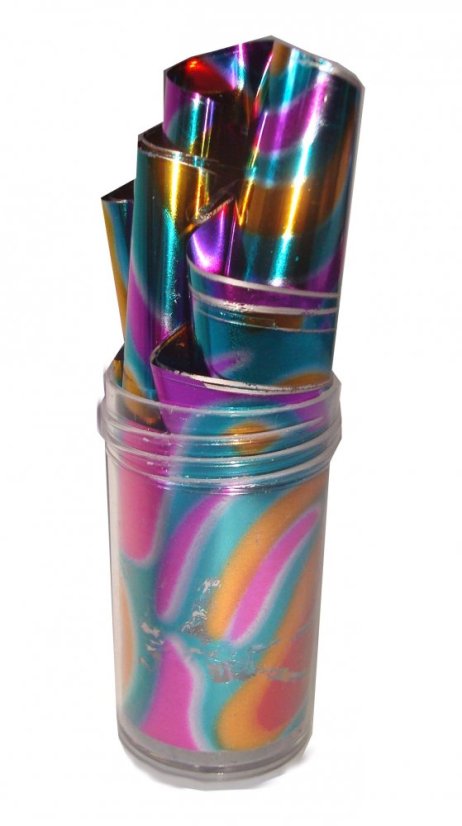 Nehtyprofi Zdobící fólie na nehty - Multi colours II. č. 58