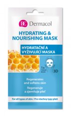 Dermacol Hydrating & nourishing - textilní hydratační a vyživující 3D maska 15ml