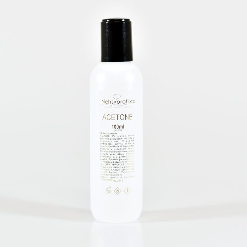 Odstraňovač gel laku 100ml - kosmetický aceton