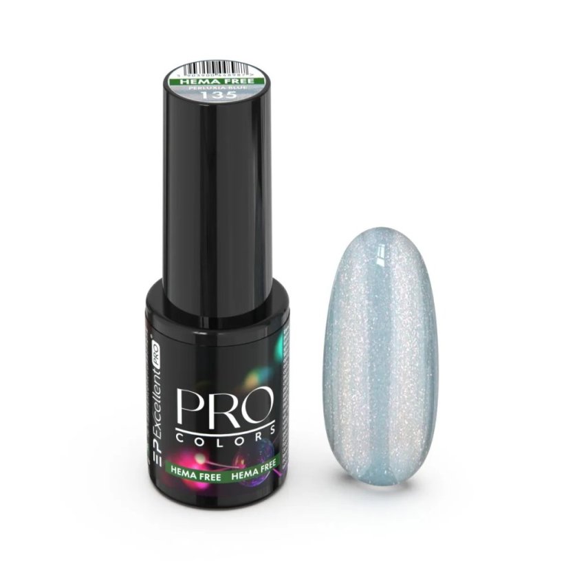 Gel Lak Pro Colors HemaFree 135 PERLUXIA BLUE 7g