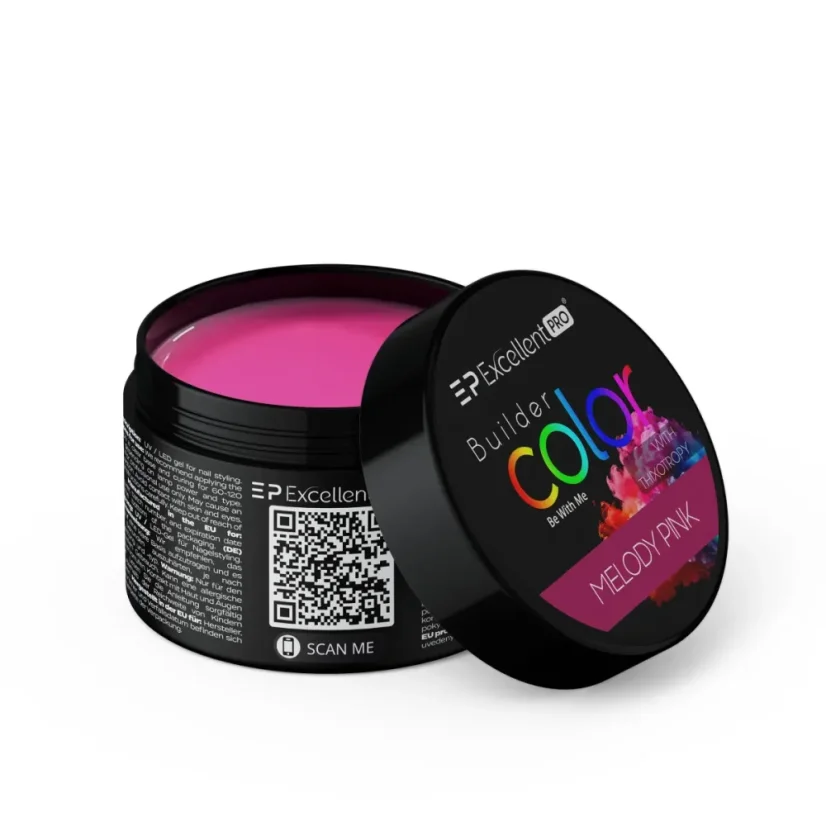 STAVEBNÍ GEL S THIXOTROPY BAREVNÝ - Melody Pink 15g