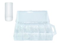 Nehtové tipy rovné BOX - průhledné 100 ks