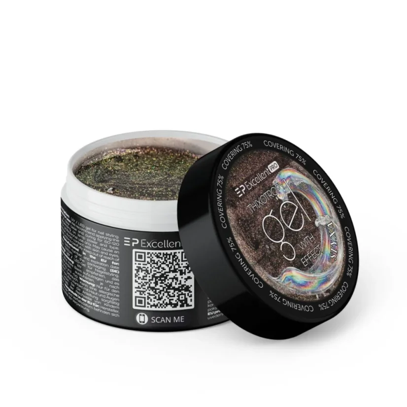 Thixotropy gel na nechty s efektom - STYXA 15g