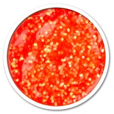 UV gél farebný G62 - Neon Orange glitter 5ml