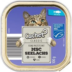 Krmivo pro kočky Cachet Fine Pate  100 g Seelachs