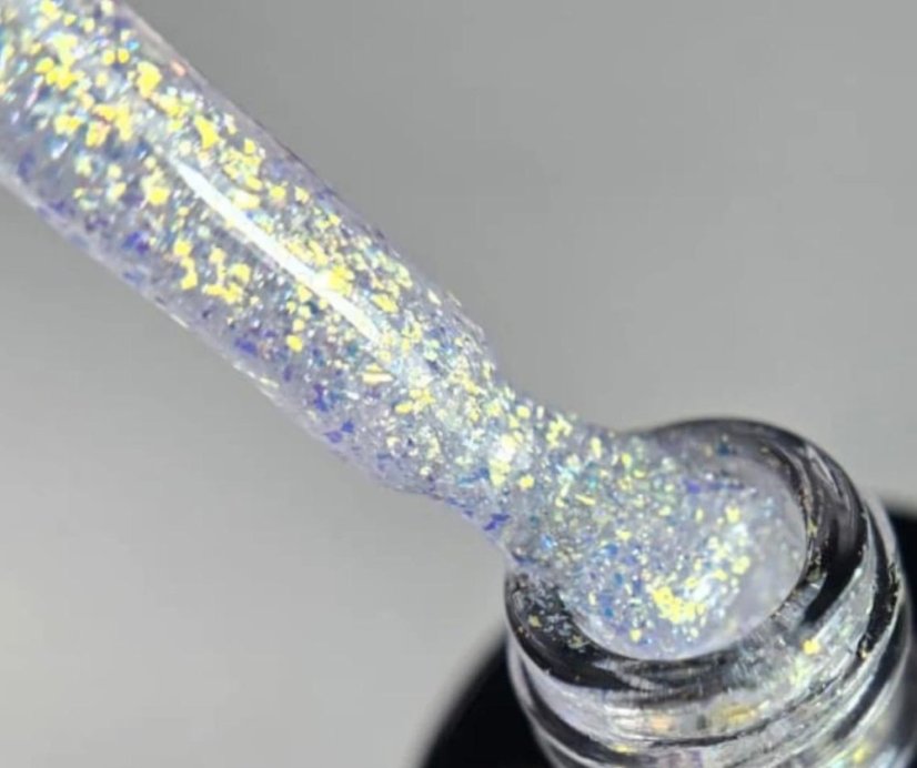 Top No Wipe Quick Finish With Effect GOLDEN FLAKES 11g