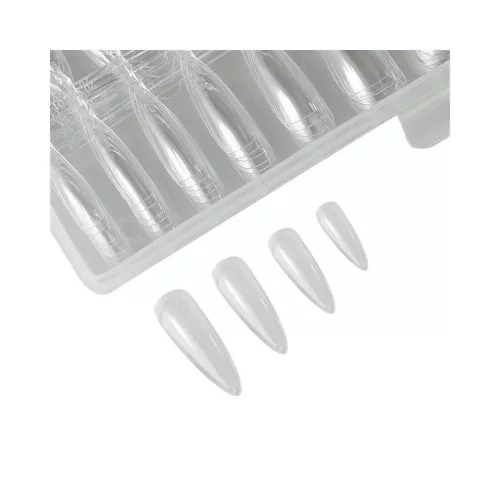 Flexi gelové tipy na nechty mandlové dlouhé box 240 ks