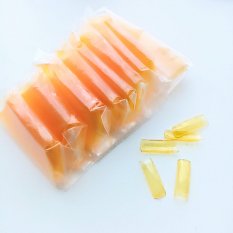 Nehtyprofi pomerančové barevné tipy-500ks