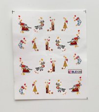 Vodolepky na zdobenie nechtov - American Christmas BLE120